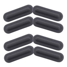 Durable Rubber Laptop Feet 8Pcs Set Black Non Slip Pads Replacement for Home picture