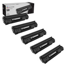LD 5PK Replacement Canon 126 CRG126 Black Toner ImageClass LBP6200d LBP6230dw picture