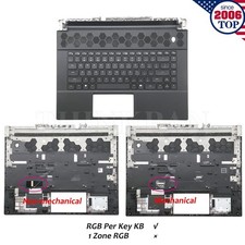 New For Dell Alienware M16 R1 Palmrest RBB Backlit Keyboard 0NC97W 0CGM3Y US picture
