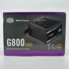 Cooler Master G800 Gold 80 Plus Gold Certified ATX Power Supply - New SEALED picture