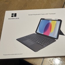 Wodecasa Smart Keyboard Case with Trackpad for iPad 10.2/10.5/10.9/11 Grey picture