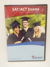 SAT/ACT Exams Test Prep and Admissions: Platinum Edition Software Sealed DVD NEW picture