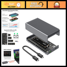 40Gbps USB4 SSD Enclosure, Fanless Aluminum Chassis, PCIe M.2 NVMe up to 8TB picture