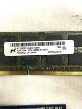 8GB (2x4GB) DDR3L-1600 PC3L-12800S SODIMM Laptop RAM Micron Samsung Mixed Pair picture