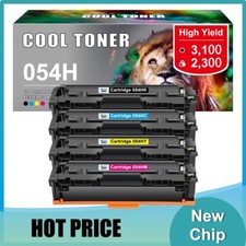 4PK 054H Toner Cartridge For Canon 054 Toner MF642cdw MF641cw MF644cdw LBP622cdw picture