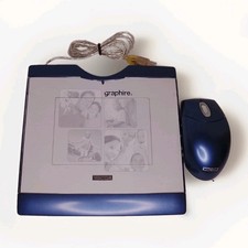 Wacom Graphire 3 Sapphire Drawing Tablet & Mouse Set CTE-430 - Tested NO PEN picture