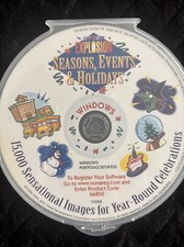 Art Explosion Seasons, Events & Holidays 15,000 Images Windows PC CD Disc ONLY picture