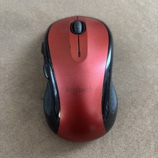 GENUINE RED Logitech M510 Wireless Computer Mouse with USB Unifying Receiver picture