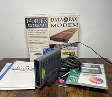 14.4 Kbps V.32bit DATA & FAX External Modem  Manuals Power Supply For IBM TESTED picture