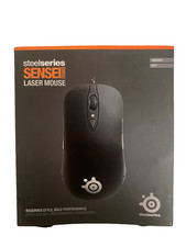 SteelSeries SENSEI [RAW] Rubberized Black 62155 Laser Mouse, Brand New In Box picture