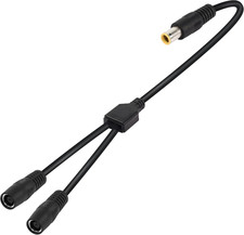 DC7909 Y Splitter Adapter Cable 14AWG DC 8Mm 1 Male to 2 Female Power Cord for P picture