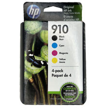 HP 910 Ink Cartridges Genuine Set of 4 New No Box picture