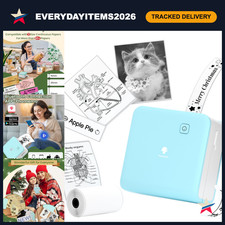 Mini Sticker Printer, 300DPI Portable Label Maker, Bluetooth Thermal Printing Ma picture