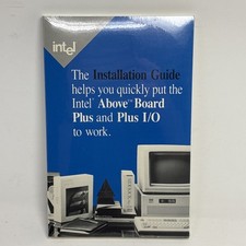 New Sealed Intel Above Board Plus and Plus I/O Installation Guide Vintage Manual picture