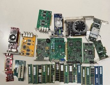 Vintage Computer Parts Lot - RAM, Sound Blaster Audigy, ASUS Graphics Card picture