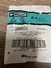 Panduit CJ588BIW CAT 5 MODULAR JACK WHITE picture
