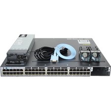 Cisco Catalyst WS-C3750X-48PF-S 48P 1GbE PoE+ Switch picture
