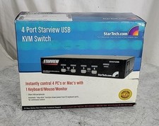 STARVIEW SV431USB 4 Port KVM Switch USB SEE NOTES picture