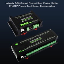 Industrial 8/30-Channel Ethernet Relay Module Modbus RTU Protocol Poe Ethernet U picture