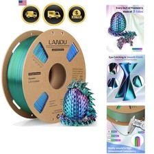 Silk Tri-Color PLA Filament 1.75mm 1Kg, Triple Color Silk PLA Filament, Silk ... picture