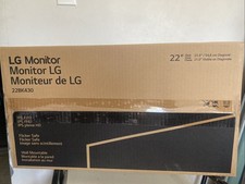 NIB LG 22BK430H-B 22 inch Widescreen IPS LCD Monitor HDMI, USB-C, VGA 1080p picture