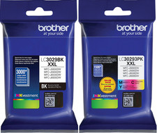 New Genuine Brother LC3029XXL Black Color 4PK Ink Cartridges Exp. 2027 picture