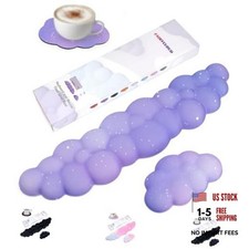 Silky Cloud Wrist Rest Set for Keyboard & Mouse, 16.9