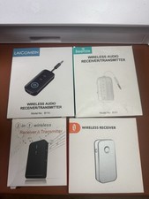 Wireless Audio Transmitter & Receiver Bundle Description: Lot of 4 New picture