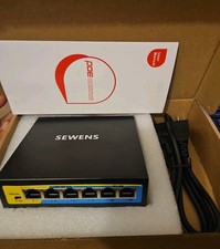 SEWENS 4/8 Port Fiber Switch With POE PB402E/N picture