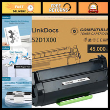 High Yield Toner Cartridge Replacement for Lexmark 52D1X00 521X - 45000 Pages, M picture