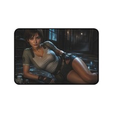 Survival Horror Mousepad Featuring Rebecca Chambers, Computer Desk Mat picture