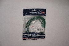 Weltron Cat6 Clear Easy Tab Patch Cable Green 7' 90-C6CB-GN-007 picture
