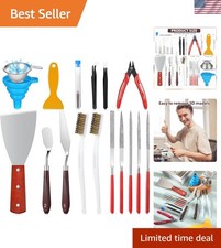 25 Pcs 3D Printer Tools Kit Nozzle Cleaning with Scrapers Files picture