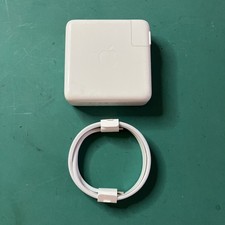 Apple 87W USB-C Power Adapter, A1719. With new Apple USB-C Cable. VERY GOOD. picture
