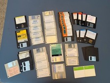 41 Floppy Disks 5.25 Utilities Programs, Boot Discs Misc IBM Blanks Software Lot picture