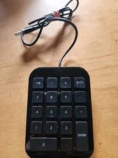 Targus AKP10US USB Wired Numeric Keypad - Sleek Black Portable Slim Numpad PC picture