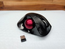 ELECOM EX-G Left Hand Trackball Mouse, 2.4Ghz Wireless Control 6 Button - Works picture