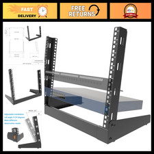 8U 2-Post Desktop Server Rack - Free Standing Tabletop 19