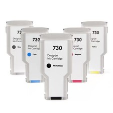 HP 728 Empty Ink Cartridge with Chip, 4 Units a Set Compatible with HP T730 T830 picture