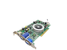 MEDION MSI GeFORCE4 TI 4200 128MB AGP GRAPHICS CARD 2xVGA TV-OUT #GK11948 picture