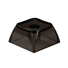 Blank Crystal Transparent Black Keycaps PC Material 1U XDA Profile Keycap for... picture