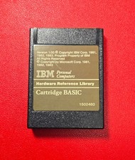 Vintage IBM PCjr Cartridge BASIC Version 1.00 1502460 Microsoft 1983 picture