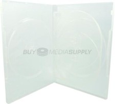 14mm Standard Clear Quad 4 Discs DVD Case Lot picture