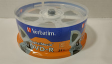 Verbatim AZO Digital Movie 8X DVD-R 25 Pack 4.7 GB 120 Min New Factory Sealed picture