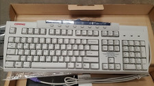 NEW PS2 Compaq Keyboard 166516-006 6feet cable 122659-006 KB-9963 104 keys picture