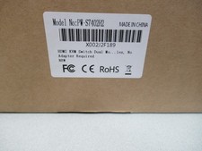 Pway HDMI KVM Switch 4 Port with Cables Open Box . picture