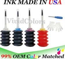 4-Color BK,C,M,Y Bulk Ink Refill Kit for Canon Inkjet Printer Cartridges picture