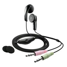 Sennheiser PC 100 In-Ear Computer Headset / Earphones with Mic 2x 3.5mm 504124 picture