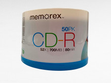 Memorex CD-R 50 Pack 52X 700MB 80Min New Factory Sealed picture