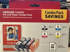 Canon BCI-3E/BCI-6 Photo Paper Combo Pack Ink Cartridges picture